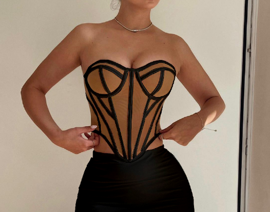 Black corset， Secrets to building confidence in girls fashion1511 Black corset, Secrets to building confidence in girls' fashion