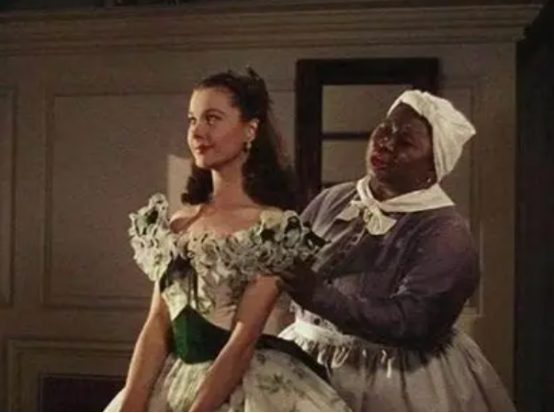 The scene in Gone with the Wind where Scarlett O'Hara tightens her belt