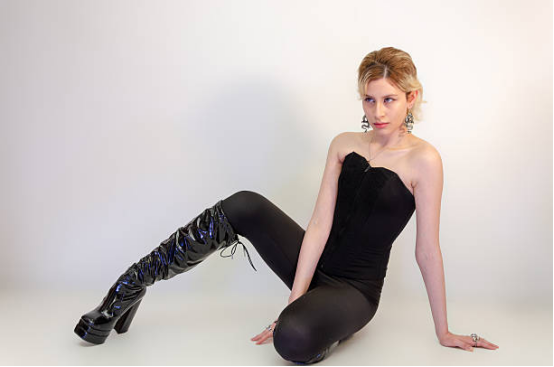 Black Corset Lace Up Design