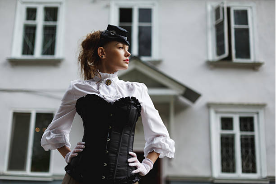 Is the Black Corset still fashionable? We think it is! 1 Black Corset with Adjustable Straps for Custom Fit