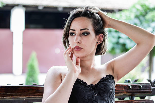 Image showing black corset